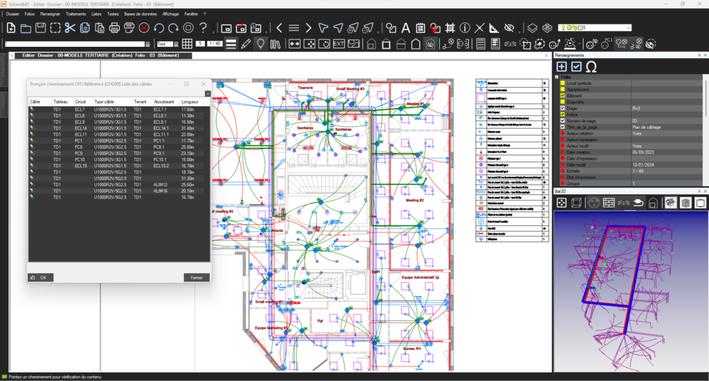 Schéma électrique Schembat